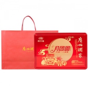 广州酒家 利口福 蛋黄莲蓉月饼 630g 精致铁盒装