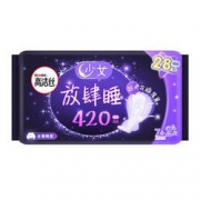 kotex 高洁丝 亲亲棉夜用卫生巾放肆睡 420mm 9片 *7件