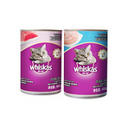whiskas 伟嘉 真鱼真肉 猫罐头 400g