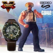 SEIKO 精工 × 街霸5 合作限定款 SRPF17K1 中性款机械腕表