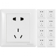 Schneider Electric 施耐德电气 睿意系列 五孔插座 10只装