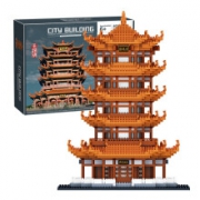 plus会员：HUIQIBAO TOYS 汇奇宝 世界著名古建筑系列 LZ8015 黄鹤楼 4032颗粒