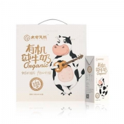 plus会员：大有天然 有机纯牛奶200ml*12盒