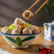 潮州馆 潮汕牛肉丸火锅食材 精选家庭装 250g*4件