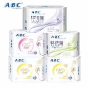 百亿补贴：ABC KMS纤薄棉柔 日夜护垫组合 5包装