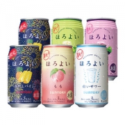 日本原装进口 三得利旗下 和乐怡HOROYOI 5口味 预调网红鸡尾酒 350mL*6罐