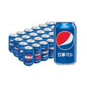 88VIP：pepsi 百事 可乐原味碳酸汽水330ml*24罐*2件