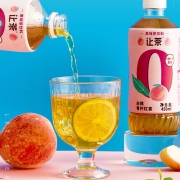 让茶 无糖0脂 双重果味茶饮料450ml*6瓶整箱