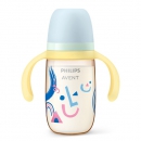 飞利浦新安怡 PPSU奶瓶 婴儿仿母乳硅橡胶奶嘴 330ML SCF583/12