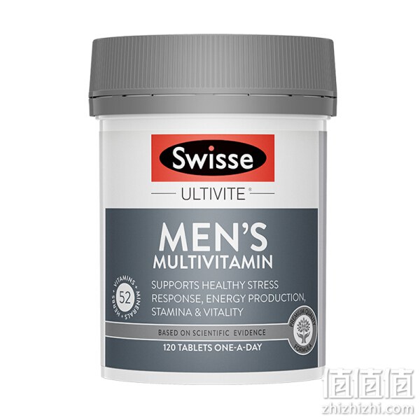 Swisse斯维诗 男士复合维生素 120片/瓶 含52种营养元素 维生素b 提高耐力与活力