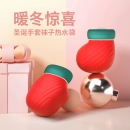 ‎圣诞手套小袜子硅胶热水袋注水可爱卡通灌水暖宝宝冬季捂手宝礼物