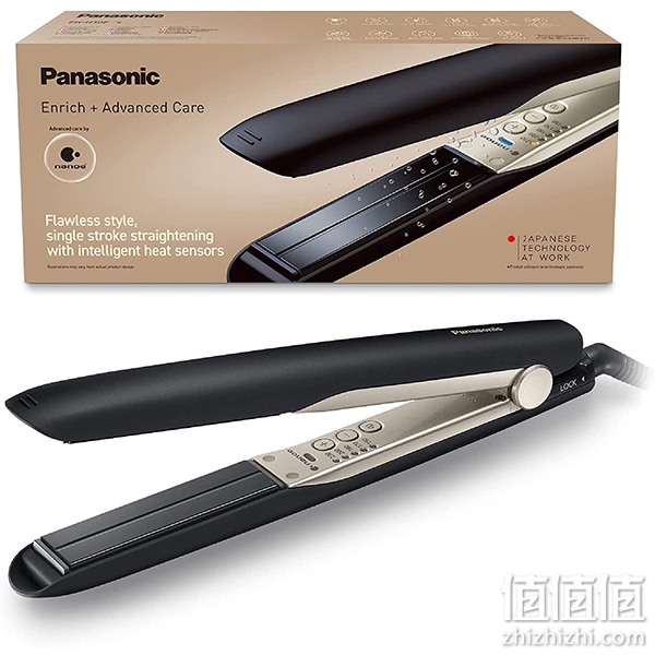 Panasonic EH-HS0E 纳米水离子直发卷烫器