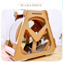 猫咪跑步机滚轮猫玩具跑轮猫抓板磨爪器瓦楞纸养猫用品猫爬架水车