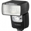Panasonic 松下 LUMIX DMW-FL580L 外置闪光灯设备(58 线路数 LED 视频灯功能 无线操作)黑色