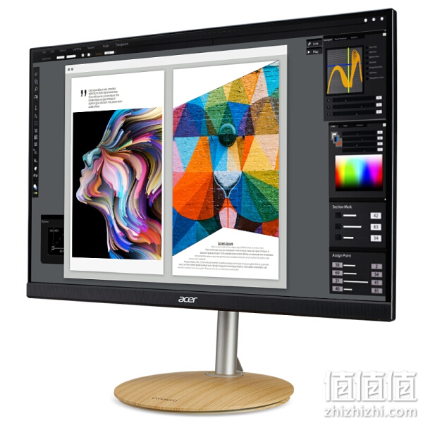Acer 宏碁 ConceptD CM2241W24英寸16:10比例IPS全高清设计师专用显示器 CM2241W