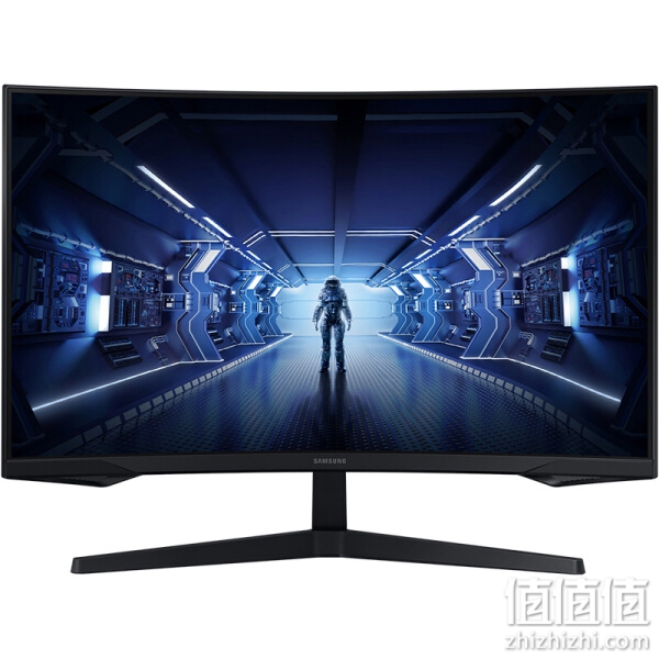 SAMSUNG 三星 C32G55TQWC 31.5英寸 2K 1000R 三面微边 144Hz 1ms HDR10 Free-sync 电竞显示器