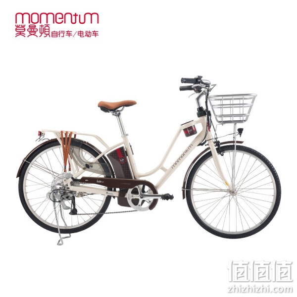Giant 捷安特 momentum 莫曼顿Latte E+拿铁时尚休闲铝合金新国标电动助力自行车 樱白 26X17L 建议身高160-175cm