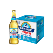 光明牌 啤酒特爽500ML*12瓶整箱装*2