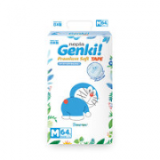 nepia 妮飘 Genki系列 哆啦A梦 婴儿纸尿裤 M64片
