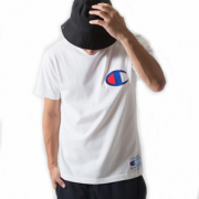 Champion 冠军 短袖t恤刺绣大C夏季宽松纯棉情侣款