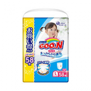 黑卡会员！GOO.N 大王 维E系列 婴儿拉拉裤 L 58片 女宝宝