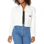 XS码！Tommy Hilfiger 汤米·希尔费格 女士短款牛仔外套 到手￥274.38