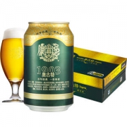青岛啤酒 高端线 奥古特 大麦啤酒 330ml*24听