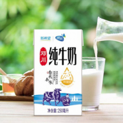 新希望 蝶泉 灭菌乳邓川全脂纯牛奶 250g*10盒