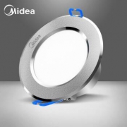 美的 LED筒灯4W暖白光  单只装
