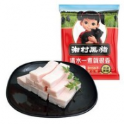湘村黑猪 黑猪脊膘  500g