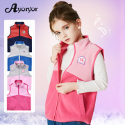 Ayoryor/爱吆吆  儿童装女童摇粒绒马甲