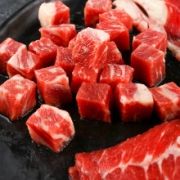 BRIME CUT 原切和牛M4+雪花牛肉粒300g*3件（赠原切牛仔骨200g）
