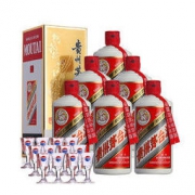 MOUTAI 茅台 贵州茅台酒 酱香型白酒 43度飞天 500ml*6 整箱装