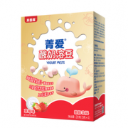 陪伴计划！BEINGMATE 贝因美 儿童高钙酸奶溶豆 5g*4袋