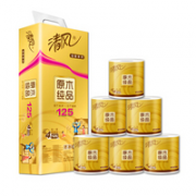 Breeze 清风 原木纯品金装系列 卷纸 4层125g6卷