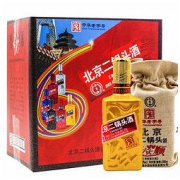 YONGFENG 永丰 牌 北京二锅头 白酒 永丰 小方瓶六六大顺 清香型 42度 500ml*6瓶 六个颜色 整箱装