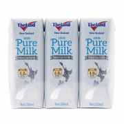 88VIP：Theland 纽仕兰 低脂纯牛奶 250ml*3盒*7件