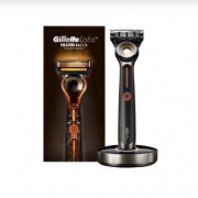 吉列  Gillette  剃须刀  5层超薄刀片  LABS热感 1刀架+6刀头+充电底座