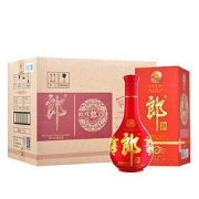 PLUS会员：LANGJIU 郎酒 红花郎 陈酿 53度 酱香型白酒 558ml 整箱装