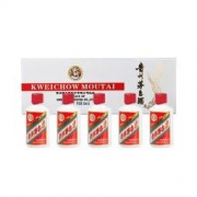 MOUTAI 茅台 苏糖 贵州飞天茅台酒 白色条盒装 53度50ml*5瓶（拍12盒发整箱）