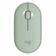 logitech 罗技 Logitech 罗技 Pebble 2.4G蓝牙 双模无线鼠标 1000DPI 薄荷绿