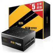 3日0点：aigo 爱国者 电竞 ES750 电脑电源 金牌（90%）750W 全模组化