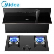 Midea 美的 烟灶套装 JYP3油烟机+Q218B燃气灶