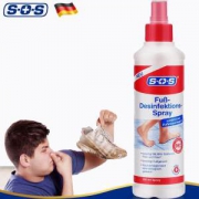 德国原装进口 SOS 足部抑菌除味喷雾 250ml 去鞋臭脚气