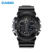 PLUS会员：CASIO 卡西欧 G-SHOCK系列 GA-100CF-1A 男士石英手表