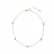 KATE SPADE NEW YORK凯特丝蓓 loves me knot pave cz heart 项链