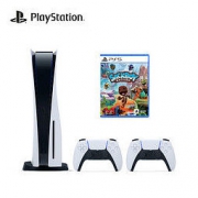 9日9点：SONY 索尼 国行 PS5 PlayStation5光驱版主机&手柄&麻布仔套装
