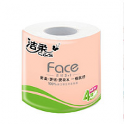 C&S 洁柔 粉face 卷纸 4层135克4卷
