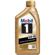 PLUS会员：Mobil 美孚 金装美孚1号 全合成 0W-40 SN级 1L