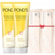 旁氏 PONDS 焕采净澈系列 米粹润泽洁面乳 120g*2支
